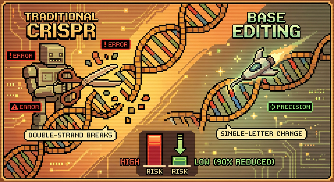 Illustration for The CRISPR Base Editing Trial That Cured Sickle Cell in 97% of Patients — and Why Your Doctor Still Can't Offer It